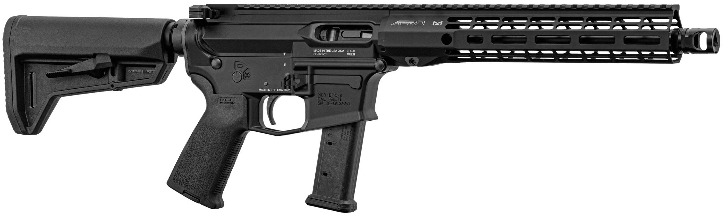 AR9 4.5" 9mm 9×19 1:10 1/2×28 Barrel 416 Stainless Steel