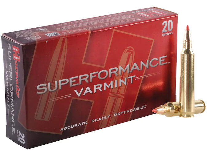 Buy Hornady Superformance Varmint 204 Ruger Ammo 40 Grain Hornady V-Max Polymer Tip 500rounds