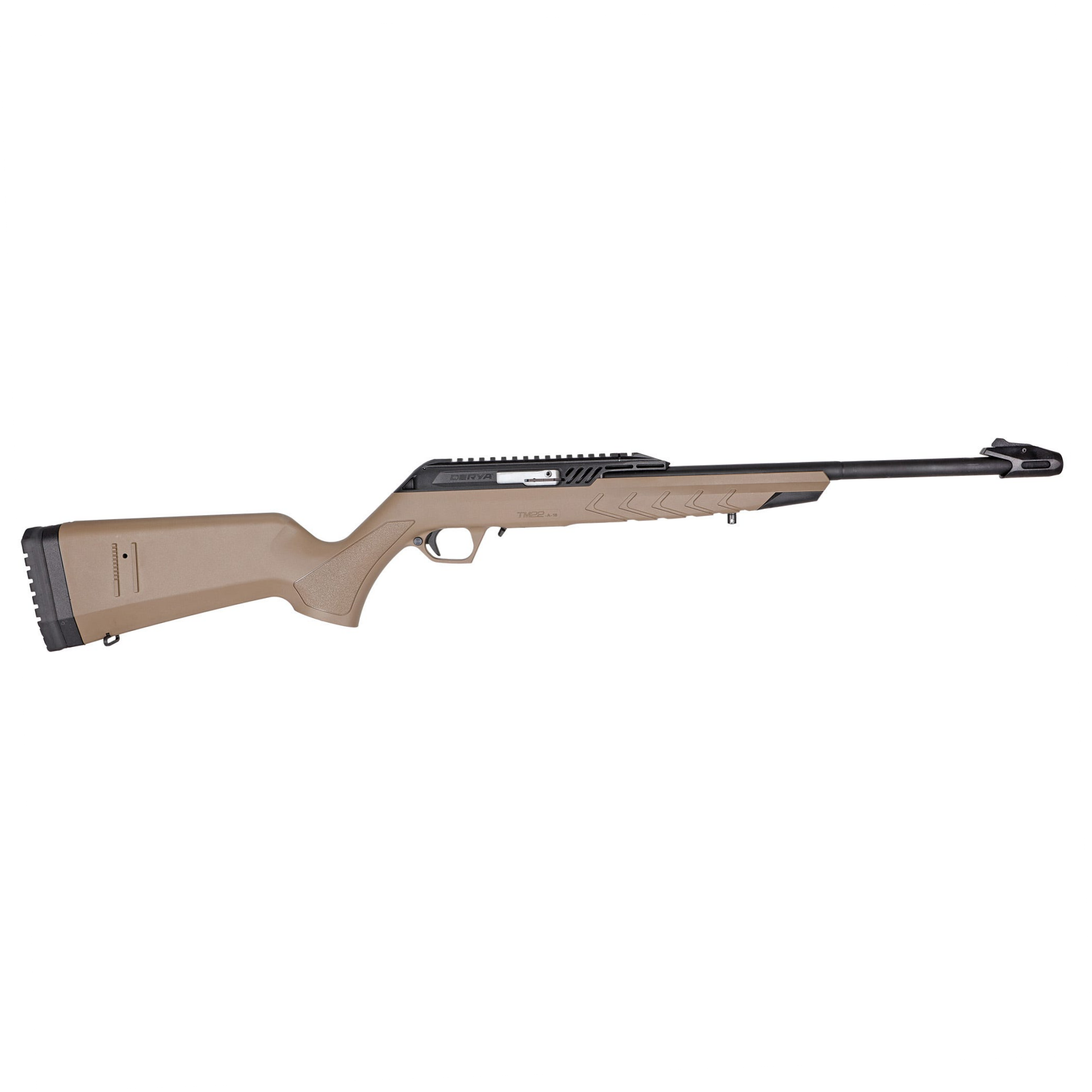 Derya TM22 Flat Dark Earth .22 LR 18″ Barrel 10-Rounds – .22