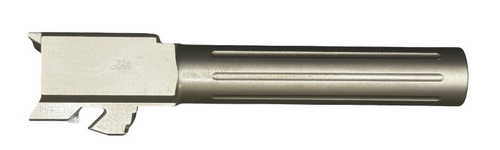 Fits Glock 17 9mm Match Thick Spiral Fluted Barrel in Flat Gray