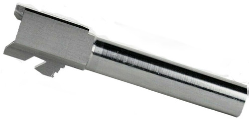 Fits Glock 17 9mm Match Thick Spiral Fluted Barrel Threaded in Flat Gray