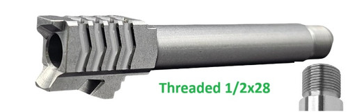 Fits Glock 19 9mm Diamond Weave Barrel in Gold