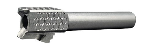 Fits Glock 19 9mm Match Arrow Barrel In Naked Stainless Steel Threaded