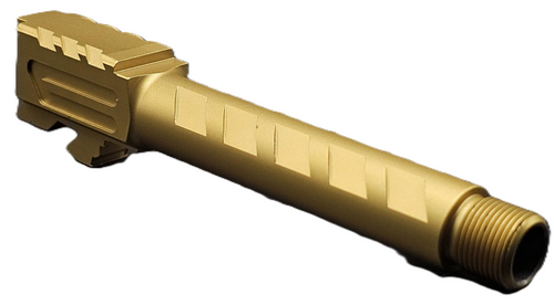 Fits Glock 19 9mm Match Arrow Barrel Threaded in Gold