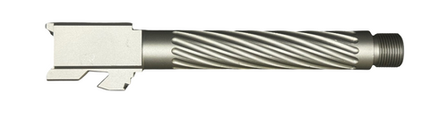 Fits Glock 19 9mm Match Diamond Weave Threaded Barrel in Gold