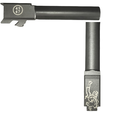 Fits Glock 19 9mm Match Grade Barrel in Naked Stainless Steel