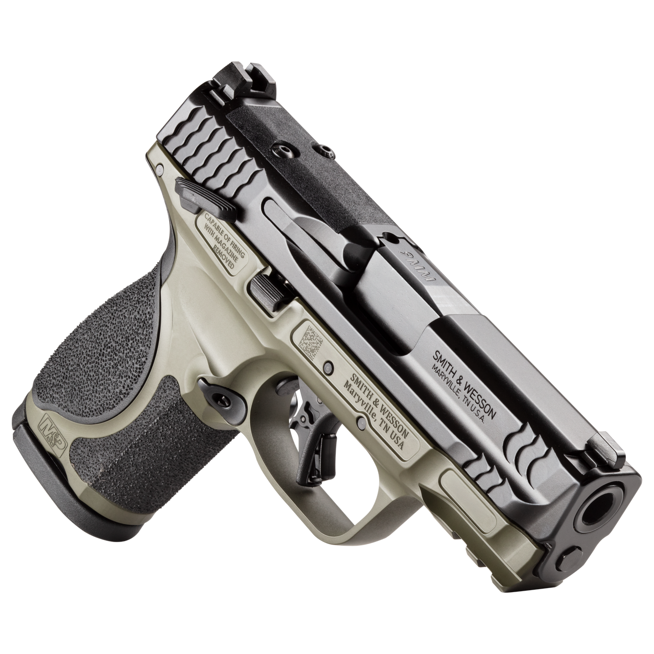 S&W M&P9 M2.0 Metal Compact Thumb Safety – OD Green Cerakote (SKU 14652)